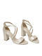 Leder Sandalen Beige