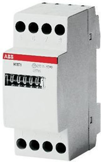 Abb HMT 1/220 Ωρομετρητής Ηλεκτρολογικού Πίνακα Αναλογικό Ράγας Μονοφασικό 2CSM131000R1601