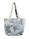 Nima Quiver Fabric Beach Bag Gray