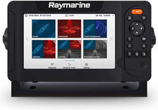 Raymarine GPS / Βυθόμετρο Element S 12" CPT-S Plastic Conical High Chirp Transom Mount Transducer