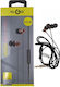 KLGO KS-60 In-ear Handsfree με Βύσμα 3.5mm Μαύρο