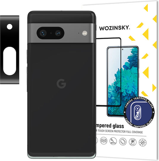 Wozinsky Full Протектор за камера Закалено стъкло Черно за Pixel 7
