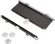 Car Sun Shade with Suction Cup Tinted Black 125x40cm