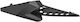 Znen Left Motorcycle Plastic Part Plastic Mask Component for Fantasy Black 1pcs