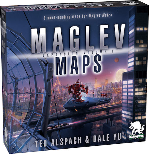Game Expansion Maglev Maps Volume 1 for 1-4 Players (ES) Bezier Games
