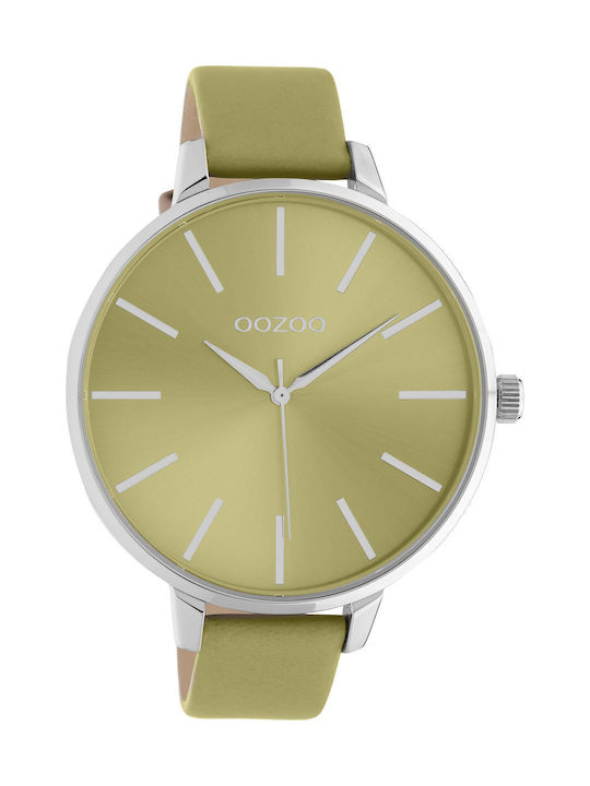 Oozoo Timepieces Women's Watch with Yellow Leather Strap