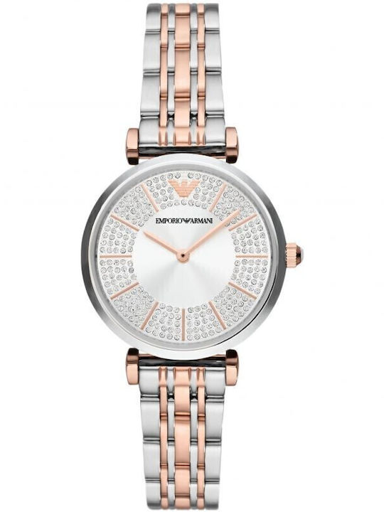 Emporio Armani Gianni T-Bar Women's Watch with Metal Bracelet