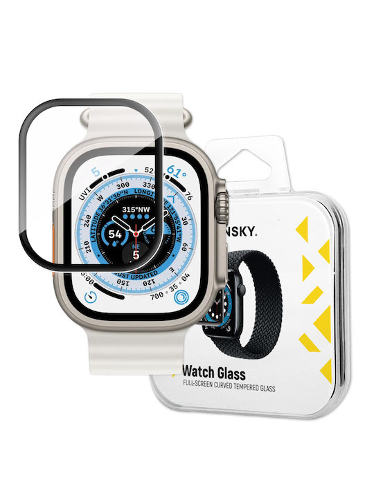 Wozinsky Vollflächig gehärtetes Glas für das Apple Watch Ultra 49mm 1Stück
