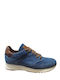 MAINSTONE shoe suede light blue leather shoe