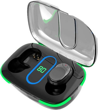 KLGO HK-90BL In-ear Bluetooth Handsfree Ακουστικά με Αντοχή στον Ιδρώτα και Θήκη Φόρτισης Μαύρα
