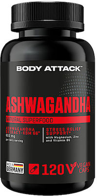Body Attack Ashwagandha 120 φυτικές κάψουλες