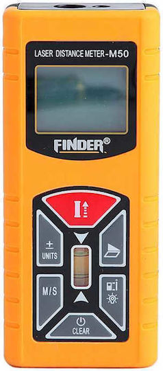 Finder Μέτρο Laser M50 με Δυνατότητα Μέτρησης 50m