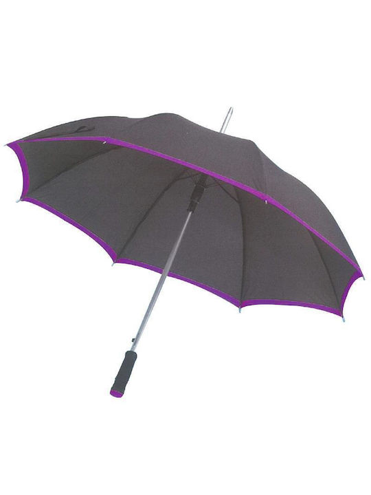 Automatic umbrella purple Ø105x83.5cm.