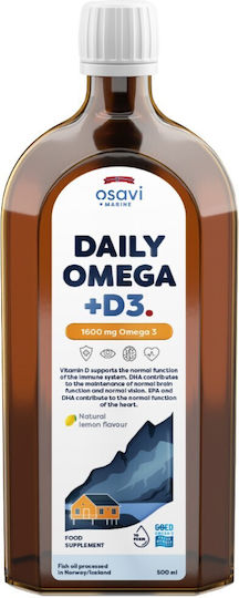 Osavi Daily Omega + D3 500мл Natural Lemon