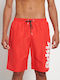Men's Swimwear Bermuda Orange with Patterns