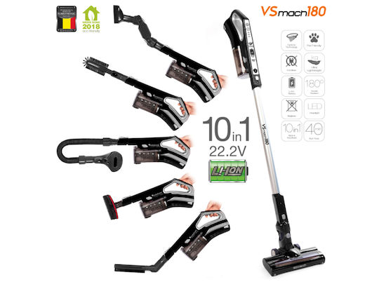 Turbotronic Rechargeable Stick Vacuum 22.2V Black TT-VS180