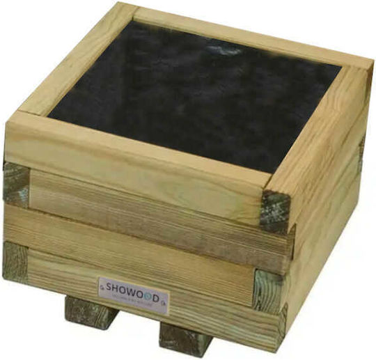 Showood Pot Wooden 40x40x21cm.