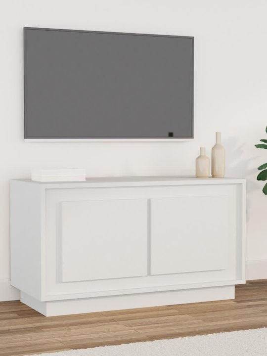 TV-Möbel Hölzernes Weiß L80xB35xH45cm