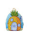 Loungefly Spongebob Squarepants Pineapple House Kinder Rucksack Rucksack Blau 22.86cmx10.6cmx27.94cmcm