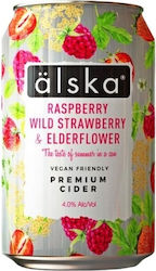 Alska Wild Strawberry & Elderflower Μηλίτης Κουτί 330ml