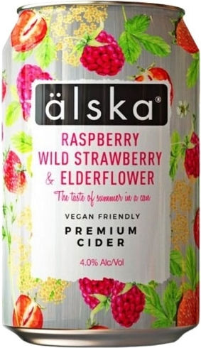 Alska Wild Strawberry & Elderflower Μηλίτης Κουτί 330ml