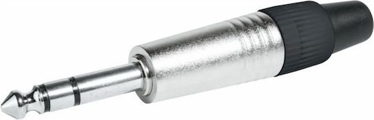 Emelec Plug 6.3mm Jack stereo male Silver (EQ9016)
