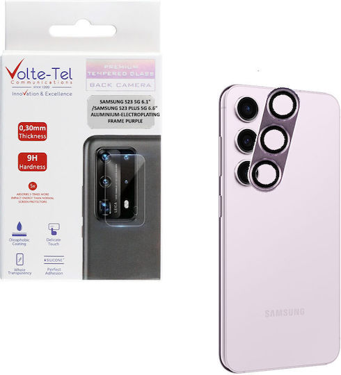 Volte-Tel Electroplating Camera Protection Metal Frame Purple for the / S23