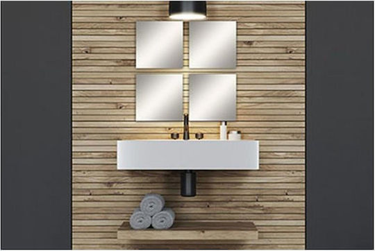 Atmosphera 854599 Quadratisches Spiegel-Set 30x30cm