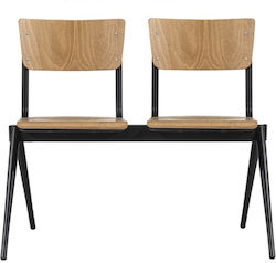 Κάθισμα Αναμονής 2 Θέσεων Bench Fuego/D2 Μπεζ 100x53x83cm Κάθισμα Αναμονής 2 Θέσεων Bench Fuego/D2 Μπεζ 100x53x83cm