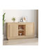 Sideboard Wooden Sonoma Oak 102x35x60cm