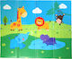 Sport1 Jungle Animals Play Mat for Baby Gym