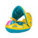 Kids Swimtrainer with Length 90cm and Sunshade for 3 Years and Above Yellow Car
