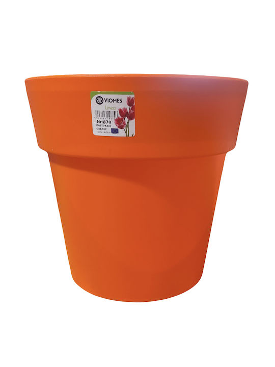 Viomes Linea 870 Flower Pot 20x18.5cm in Orange...