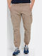 FBM007-03502 Pantaloni Elastic Bej