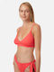 Minerva Triangle Bikini Top Nairobi Orange