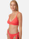 Triangle Bikini Top Nairobi with Adjustable Straps Orange