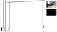 vidaXL Desktop Decoration Garden Metal 135cmx4cmx100cm 436284