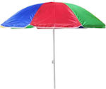 YB3067 Umbrelă de Plajă cu Diametru de 1.2m Multicoloră