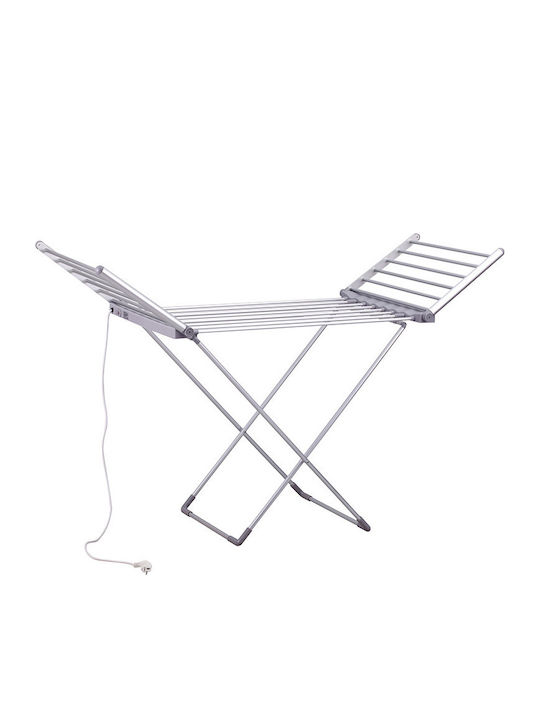 Vesta Heatdry Plus Folding Electric Floor Clothes Drying Rack Aluminum 230W with Hanging Length 15m