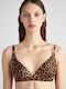 Bikini Τριγωνάκι Animal Print Καφέ