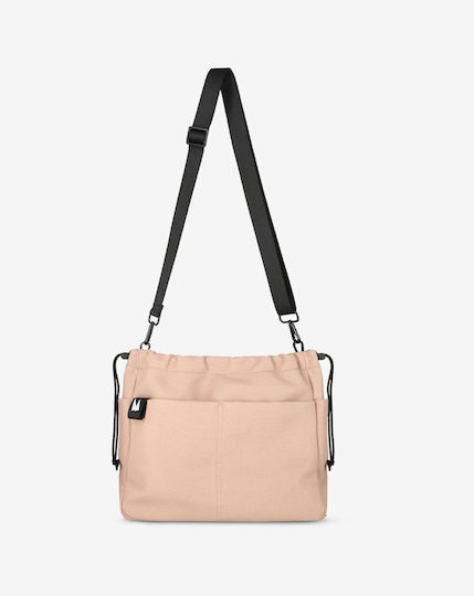 Minene Wickeltasche-Wickeltasche Schulter/Hand Hailey Rosa 29x11x26cm.