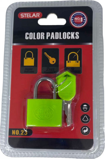 Steel Padlock Brass With Key 3mm