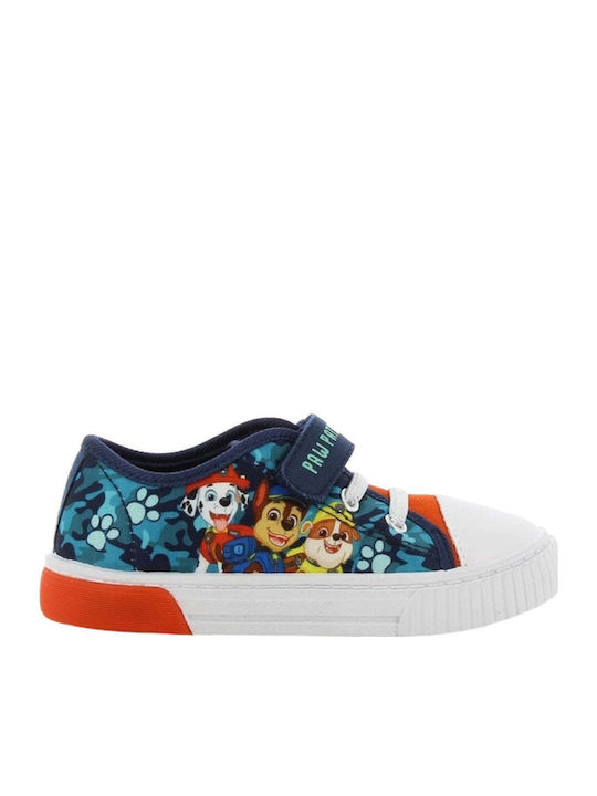 Παιδικά Sneakers με Σκρατς & Φωτάκια Μπλε