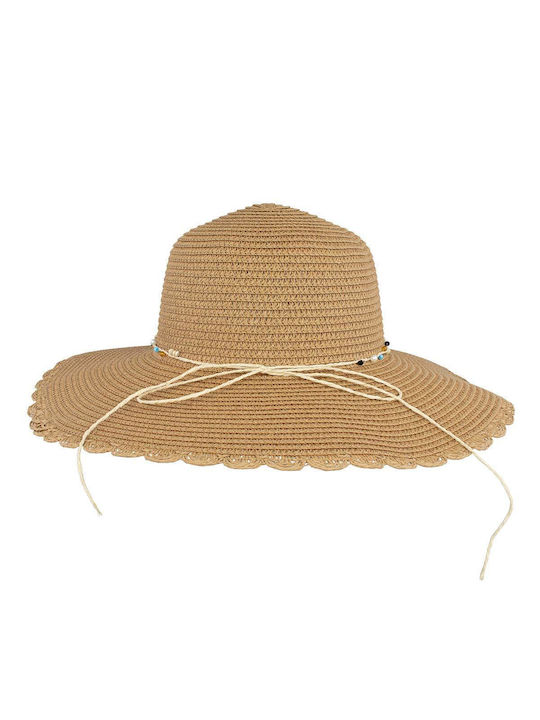 Calzedoro Wicker Women's Panama Hat Brown