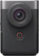 Canon Cameră video Powershot V10 Advanced Vlogging Kit Argintiu @ 30fps Senzor CMOS Stocare pe Card de memorie cu Ecran Tactil 2" și HDMI / WiFi