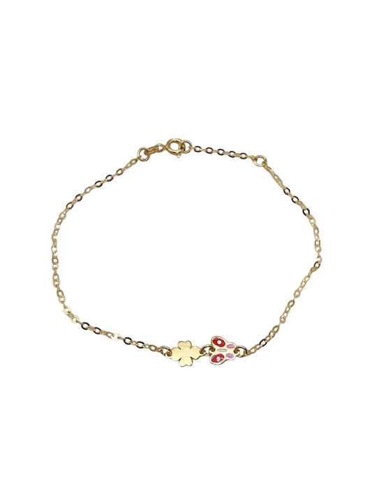 CHILDREN'S GOLD BRACELET 14K RBCG039