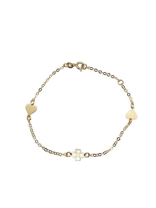 CHILDREN'S GOLD BRACELET 14K RBCG041