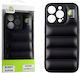 Lime Bumpy Puffer Back Cover Σιλικόνης Μαύρο (iPhone 14 Pro)