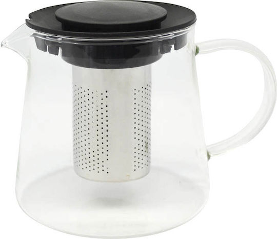 Ankor Τσαγιέρα με Φίλτρο Γυάλινη 1000ml