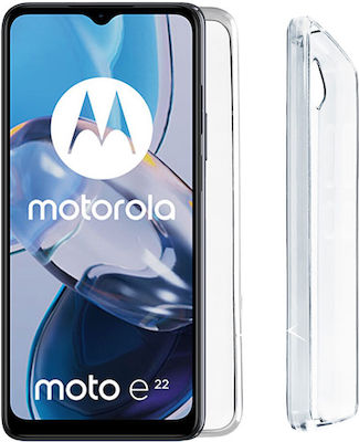 Volte-Tel Silicone Back Cover Transparent (Moto E22)